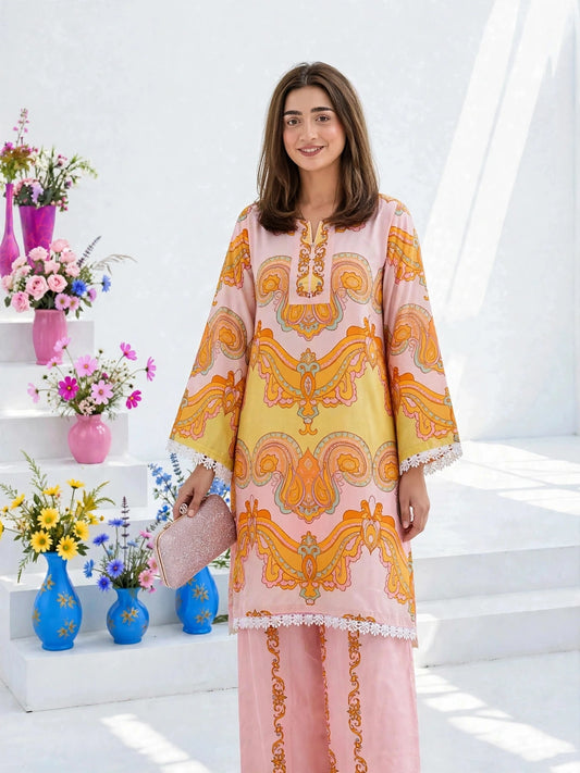 Blush Pink Ornate